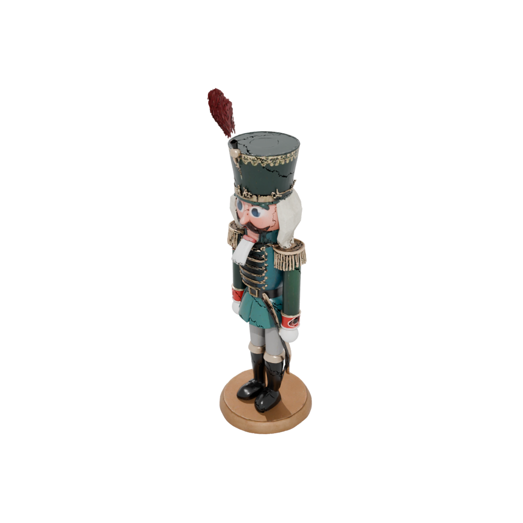 Jumbo Modern Nutcracker Soldier Original — seasonal 3D print model, STL