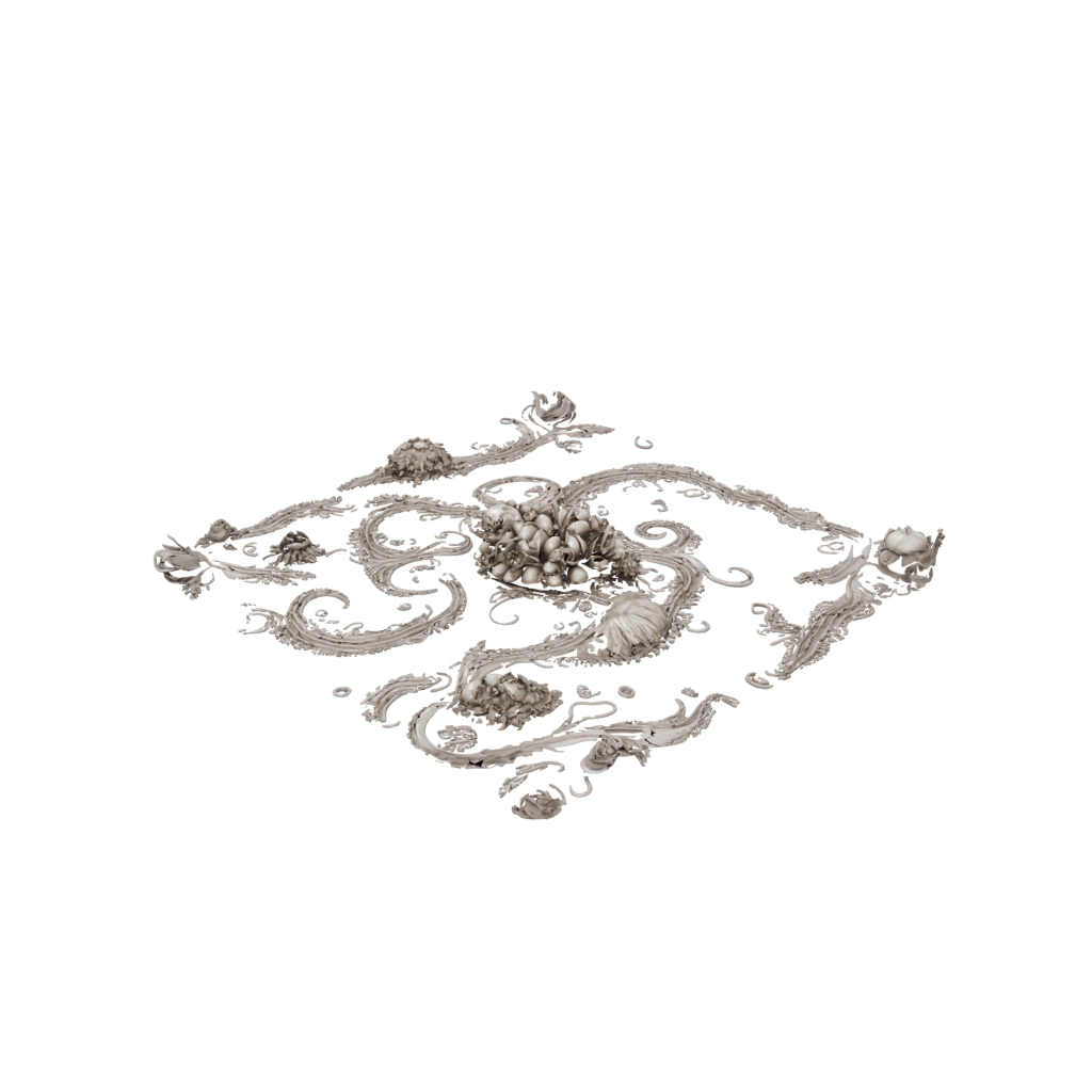 Jumbo Ornate Cornucopia Centerpiece — seasonal 3D print model, STL