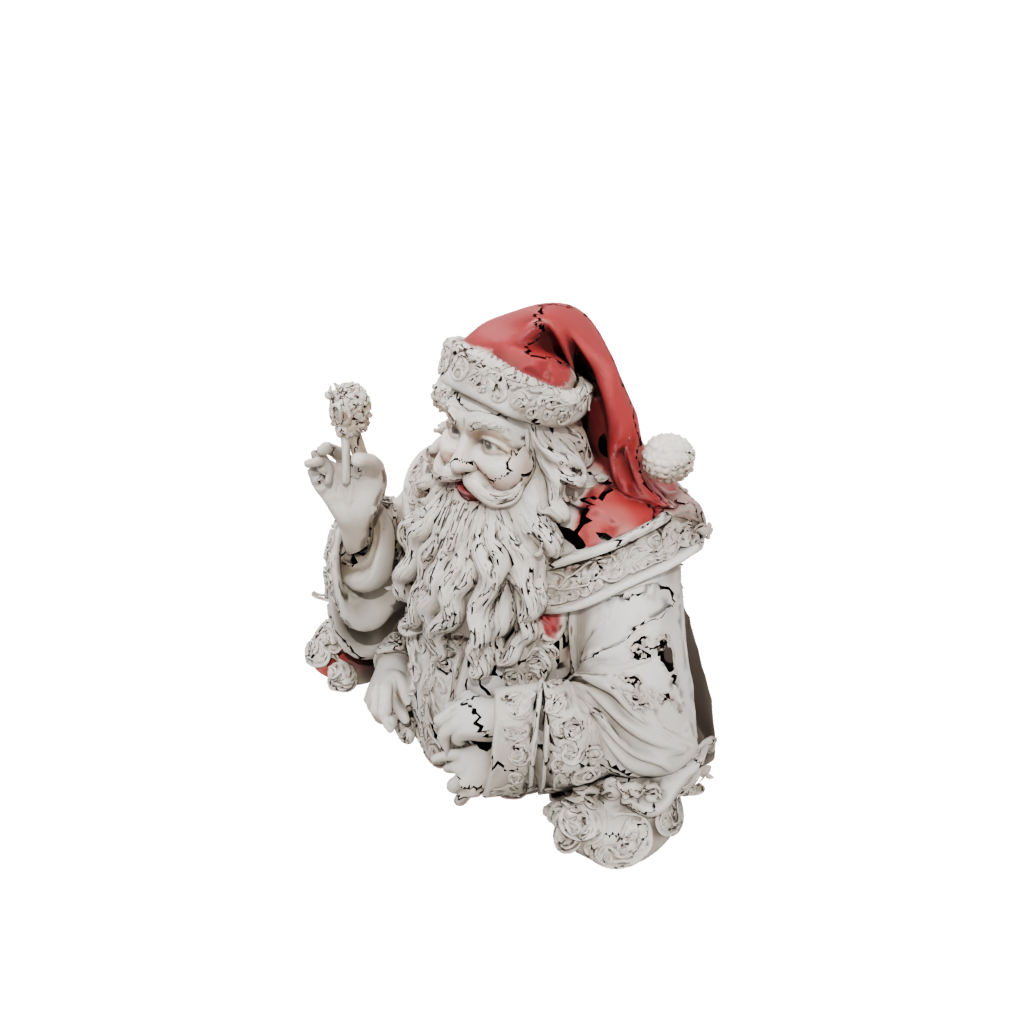 Jumbo Ornate Santa Figurine Original