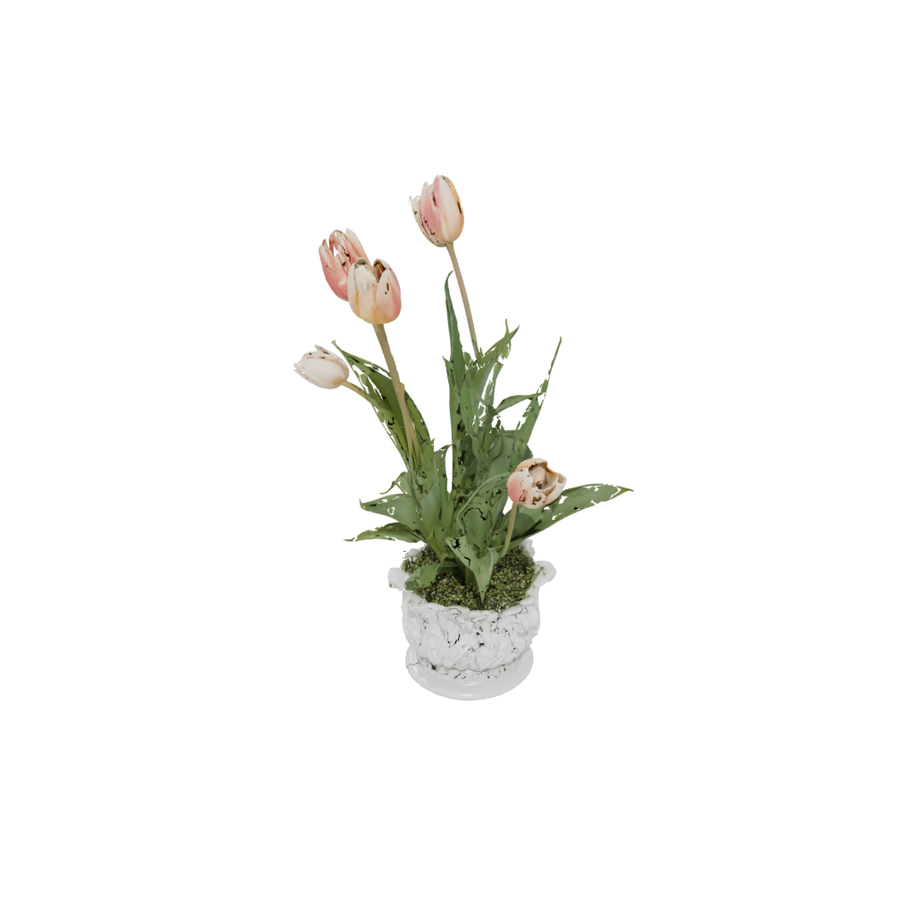 Jumbo Ornate Tulip Planter — seasonal 3D print model, STL