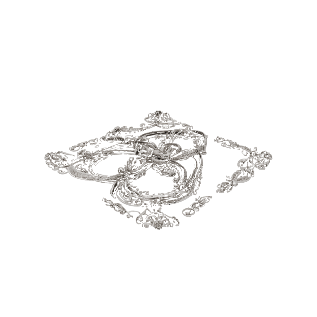 Jumbo Ornate Valentine Love-Knot — seasonal 3D print model, STL