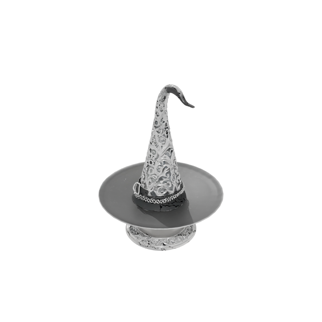 Jumbo Ornate Witch Hat Holder — seasonal 3D print model, STL