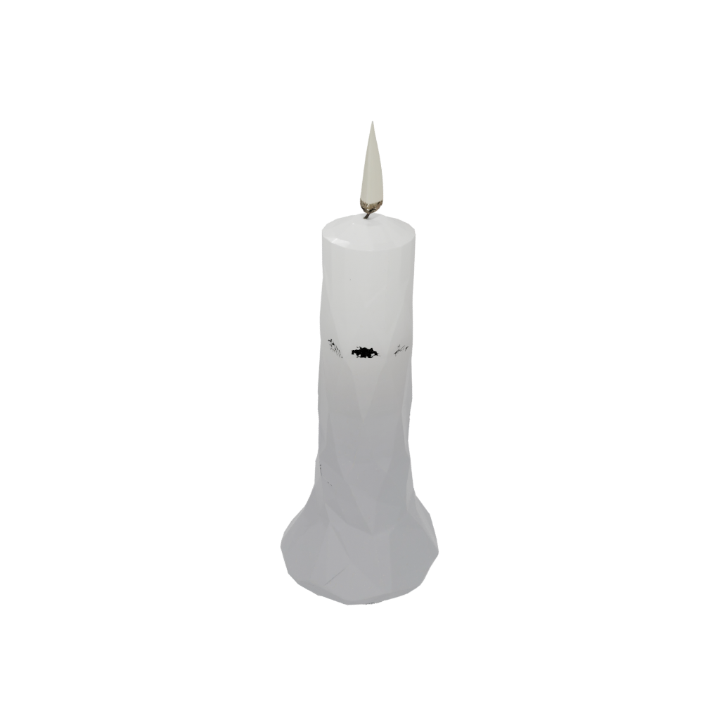 Low-Poly Modern Advent Candle Holder — seasonal 3D print model, STL