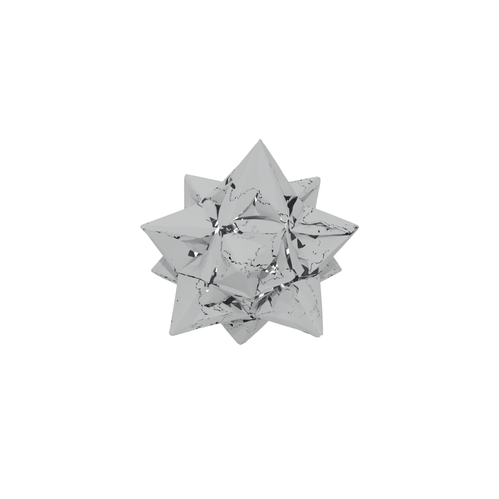 Low-Poly Modern Dreidel Spinner — seasonal 3D print model, STL