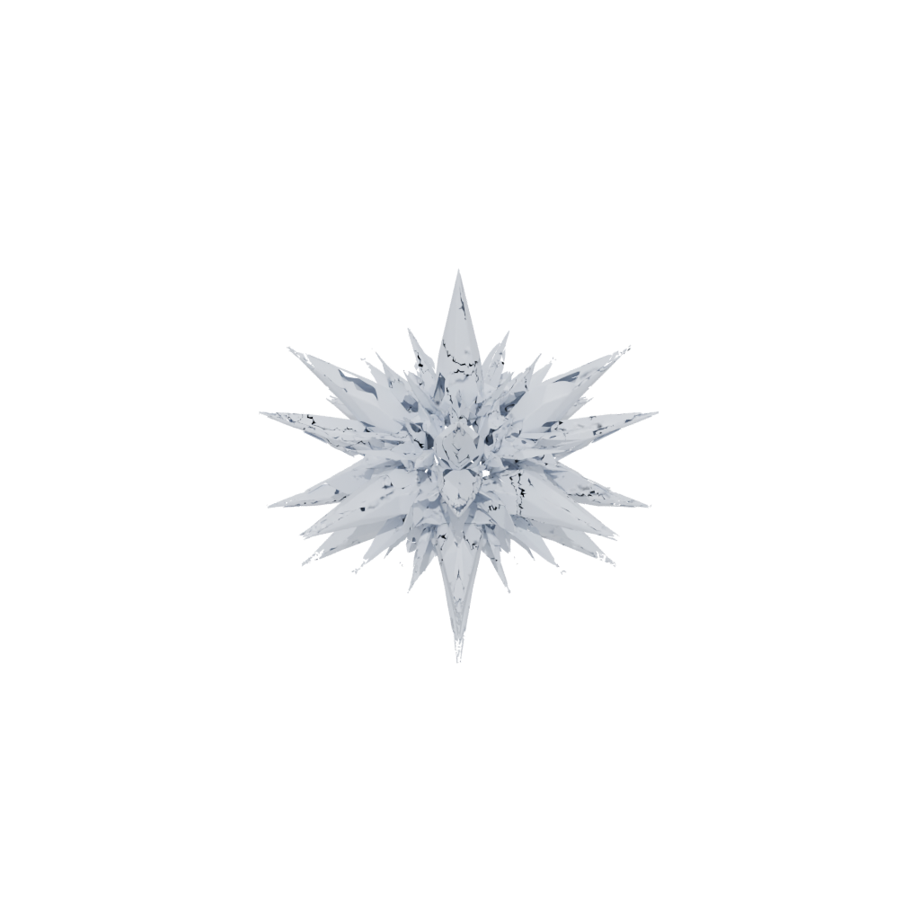 Low-Poly Modern Fourth-Of-July Star Burst — seasonal 3D print model, STL