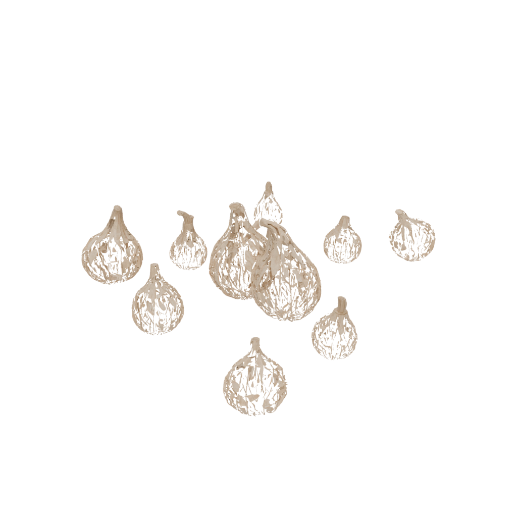 Low-Poly Rustic Carved Gourd Figure — seasonal 3D print model, STL