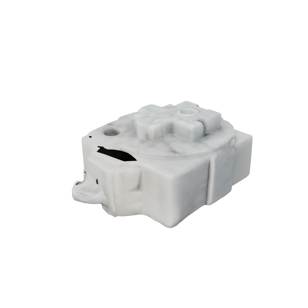 Marble Cute Dreidel Spinner — seasonal 3D print model, STL