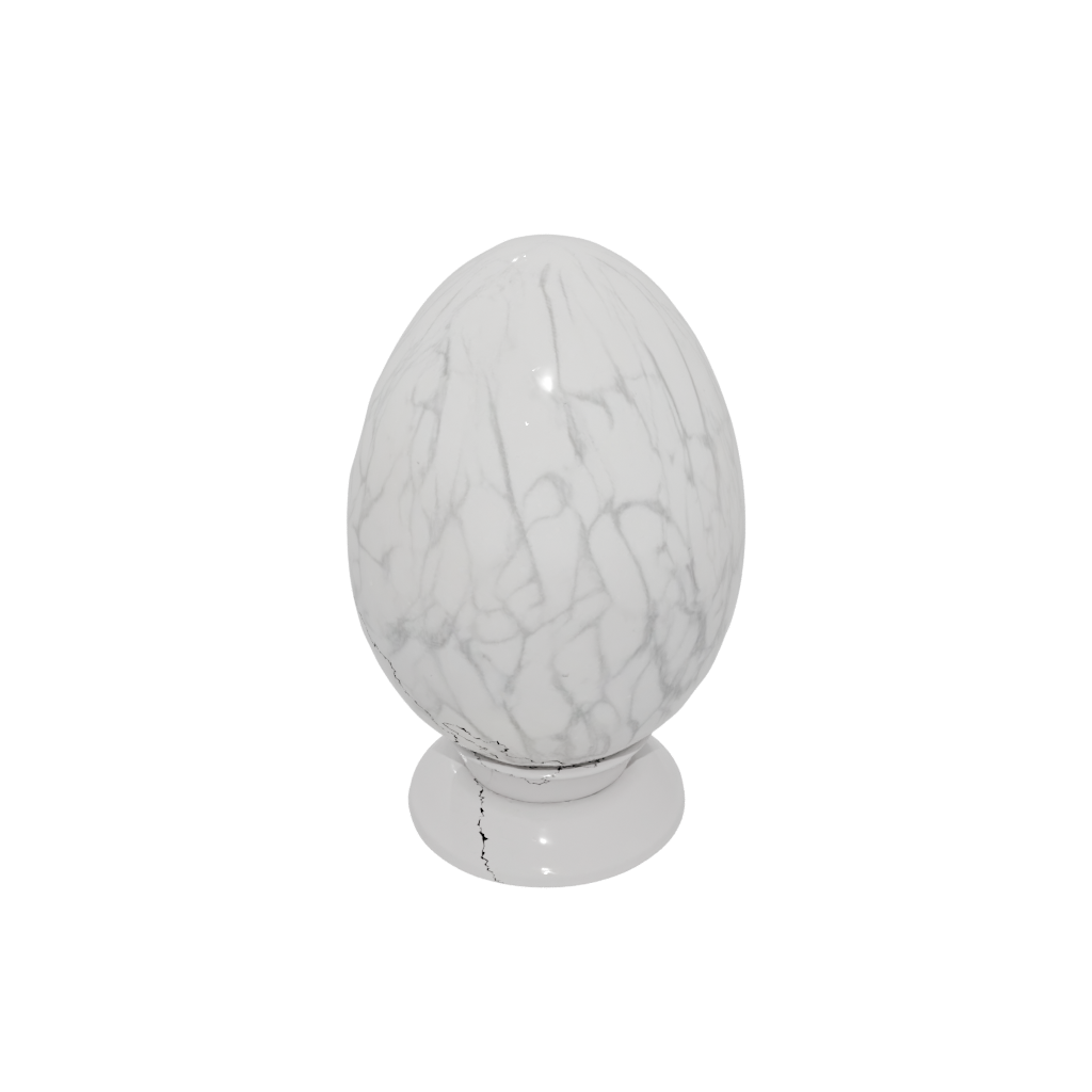 Marble Cute Easter Egg Relief — seasonal 3D print model, STL