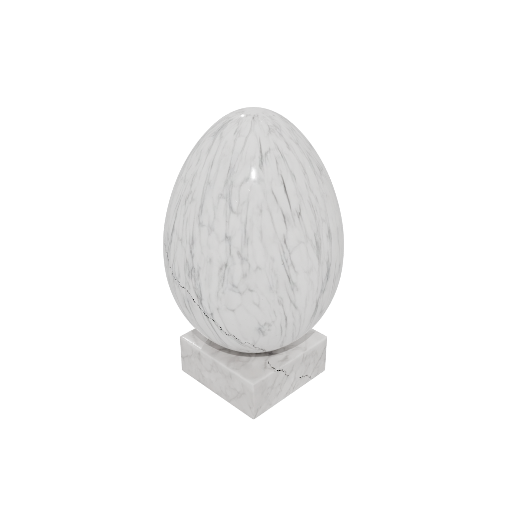 Marble Modern Easter Egg Relief