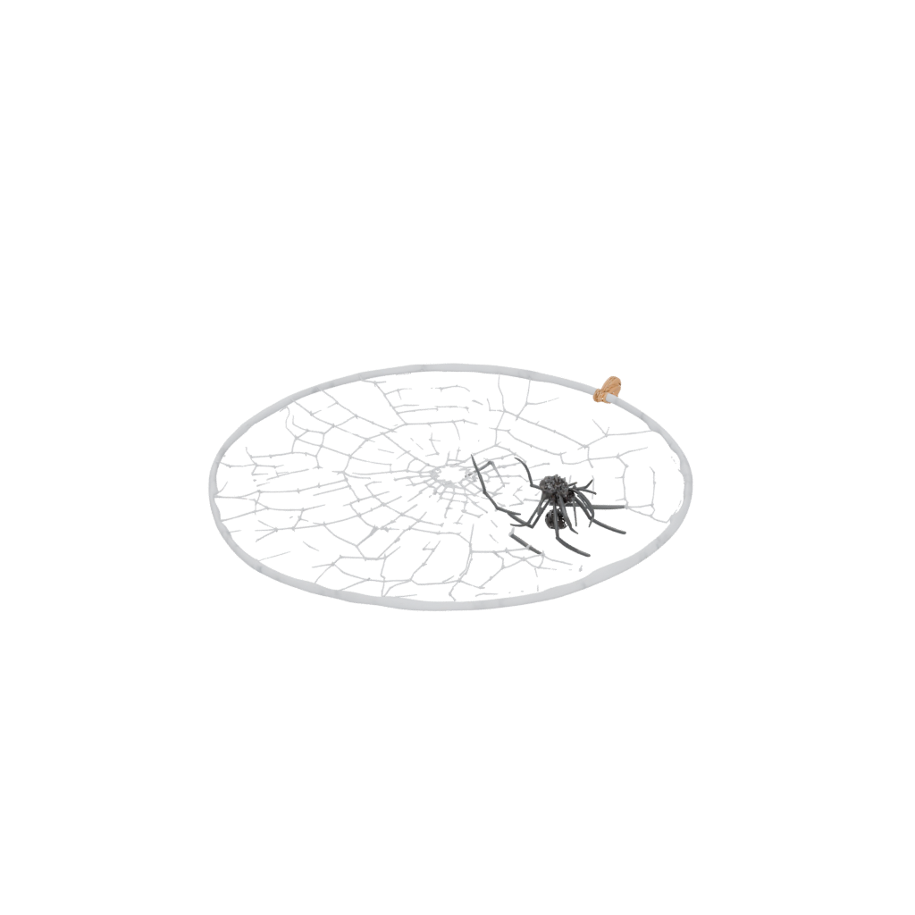 Marble Modern Spider Web Wall Hanging — seasonal 3D print model, STL