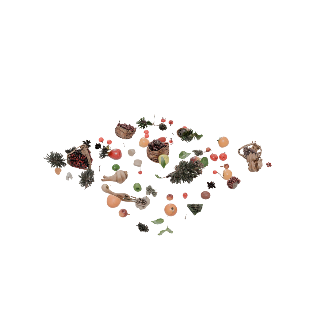 Mini Cornucopia Centerpiece — seasonal 3D print model, STL