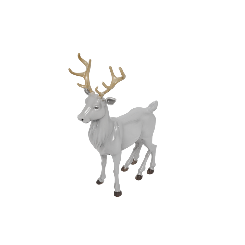 Mini Reindeer Figurine — seasonal 3D print model, STL