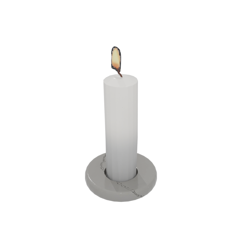 Mini Cute Advent Candle Holder — seasonal 3D print model, STL