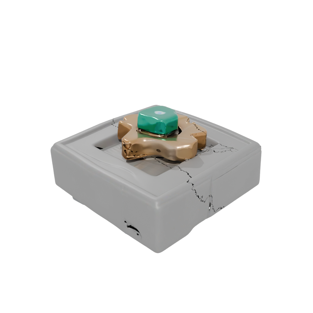 Mini Cute Dreidel Spinner — seasonal 3D print model, STL