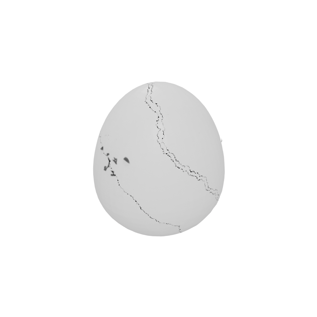 Mini Cute Easter Egg Relief — seasonal 3D print model, STL