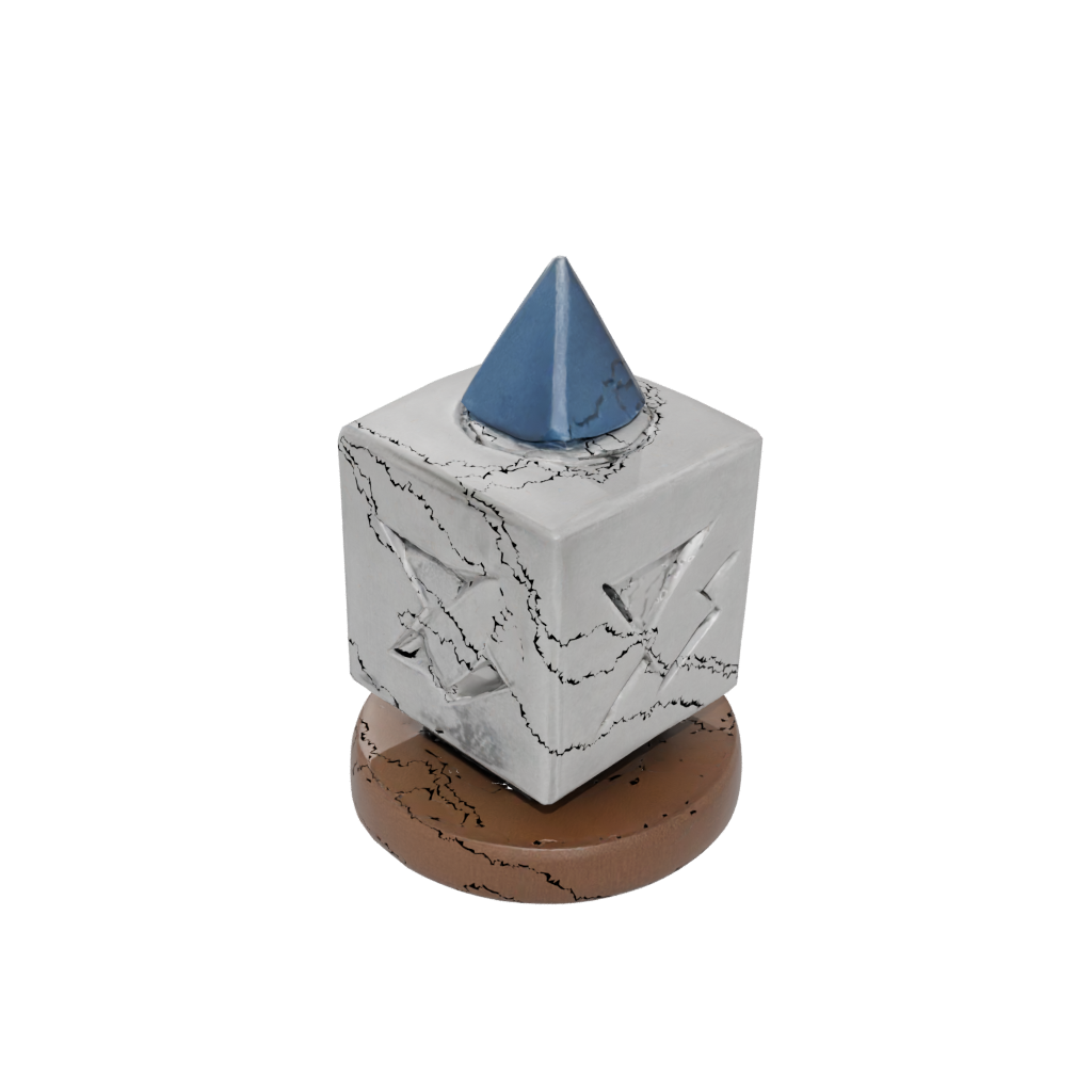 Mini Modern Dreidel Spinner — seasonal 3D print model, STL
