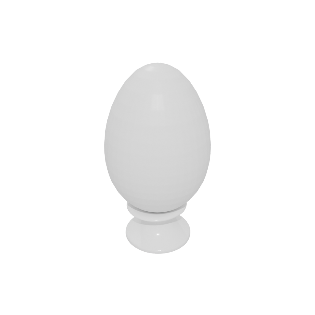 Mini Modern Easter Egg Relief — seasonal 3D print model, STL