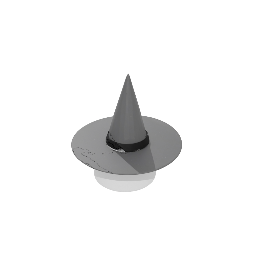 Mini Modern Witch Hat Holder — seasonal 3D print model, STL