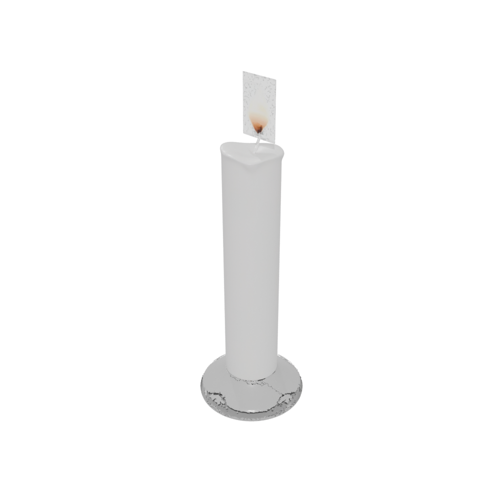 Modern Advent Candle Holder — seasonal 3D print model, STL