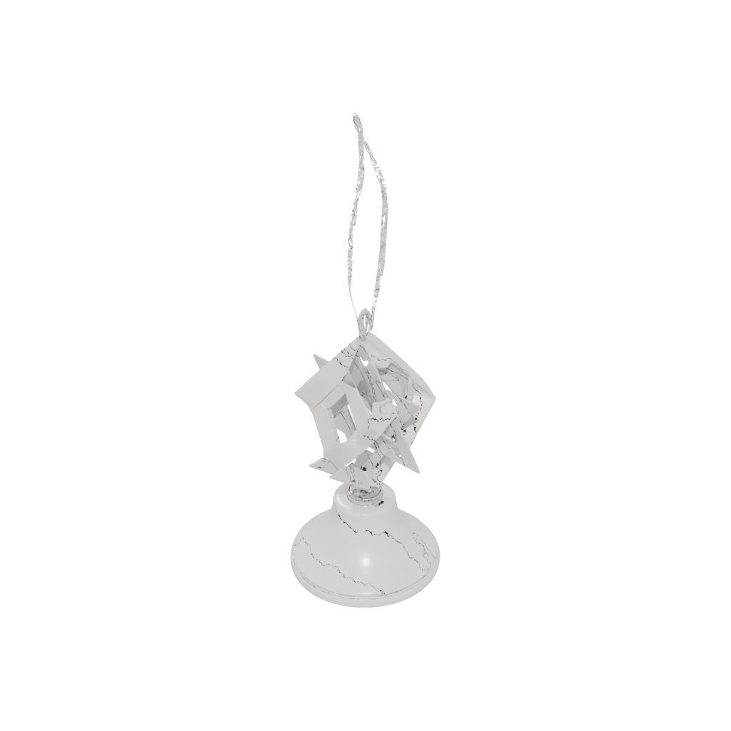 Modern Dreidel Spinner — seasonal 3D print model, STL