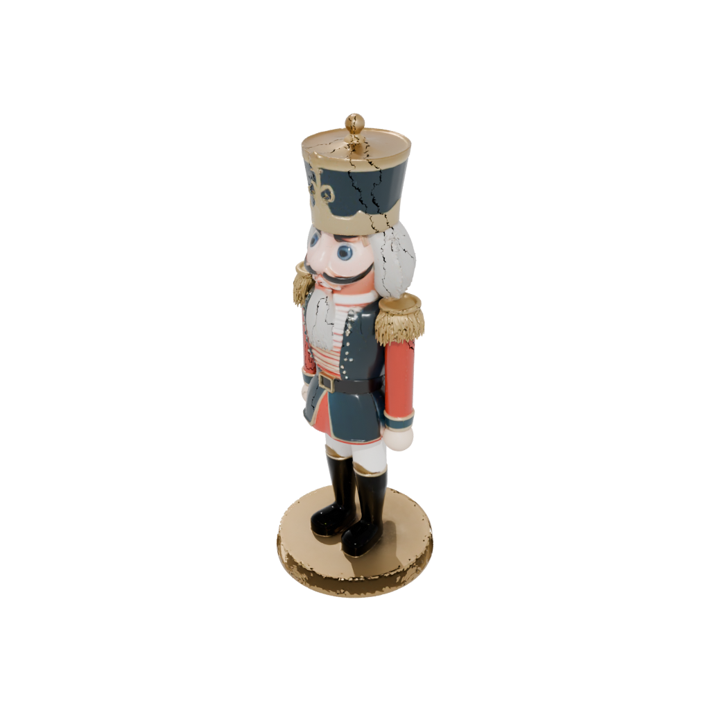 Modern Nutcracker Soldier Original — seasonal 3D print model, STL