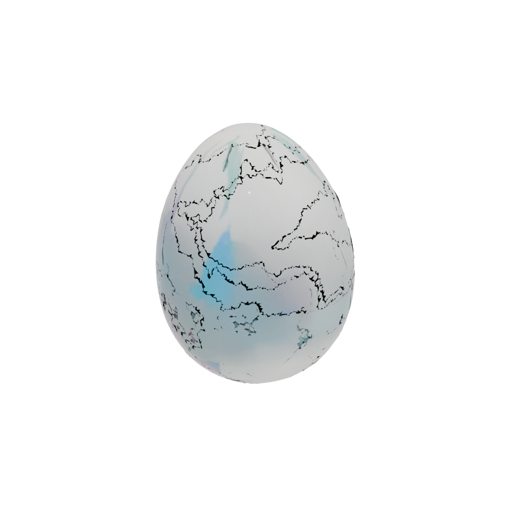 Neon Easter Egg Relief — seasonal 3D print model, STL