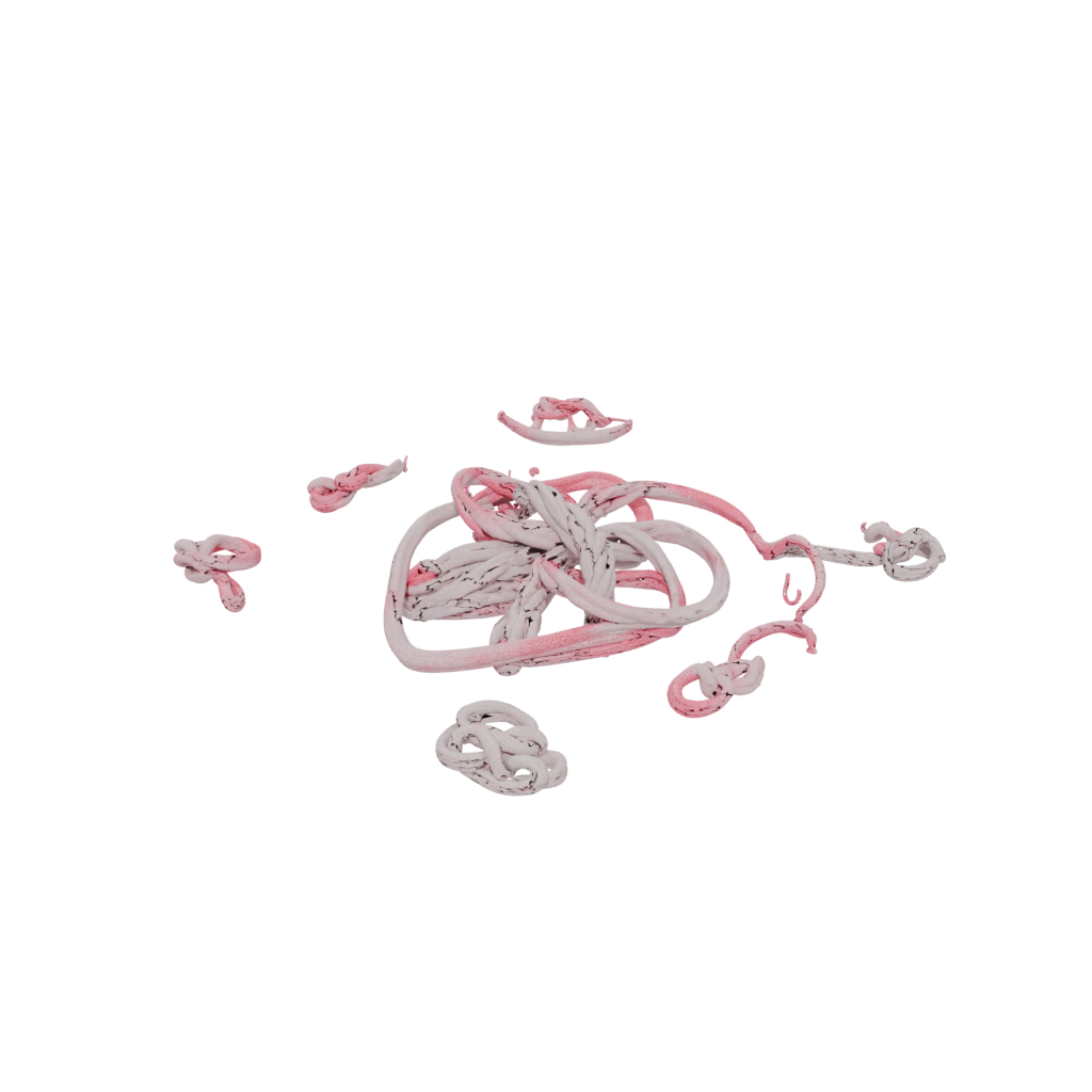 Neon Valentine Love-Knot — seasonal 3D print model, STL