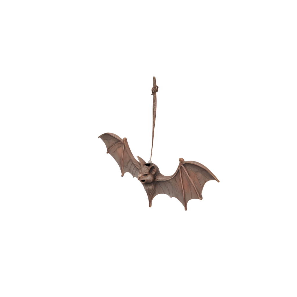 Neon Rustic Bat Ornament — seasonal 3D print model, STL
