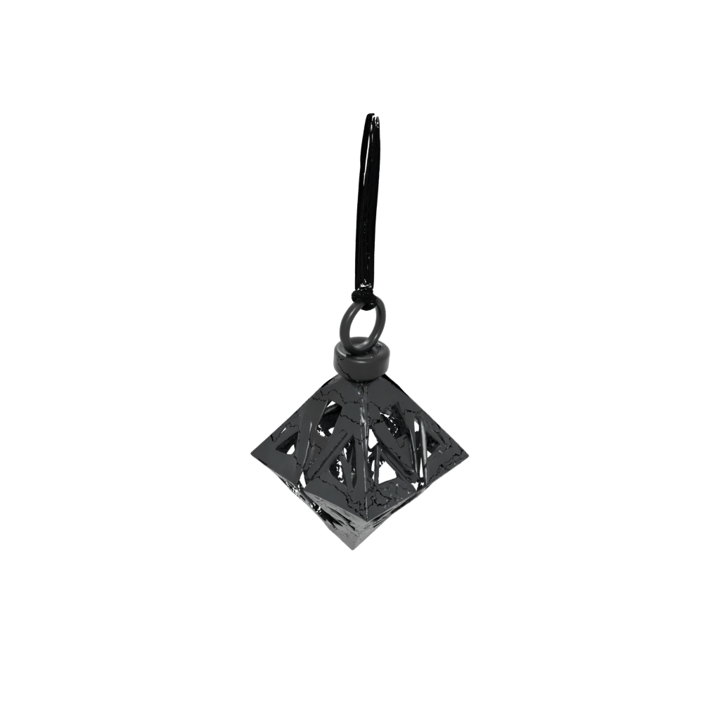Obsidian Dreidel Spinner — seasonal 3D print model, STL