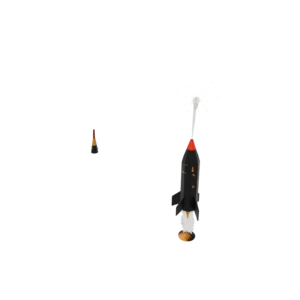 Obsidian Firework Rocket Decoration — seasonal 3D print model, STL