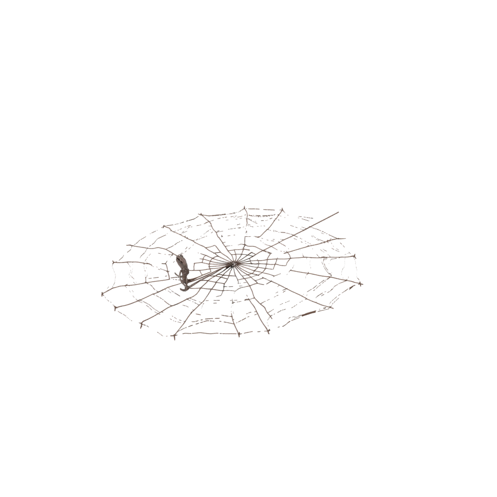 Obsidian Spider Web Wall Hanging — seasonal 3D print model, STL