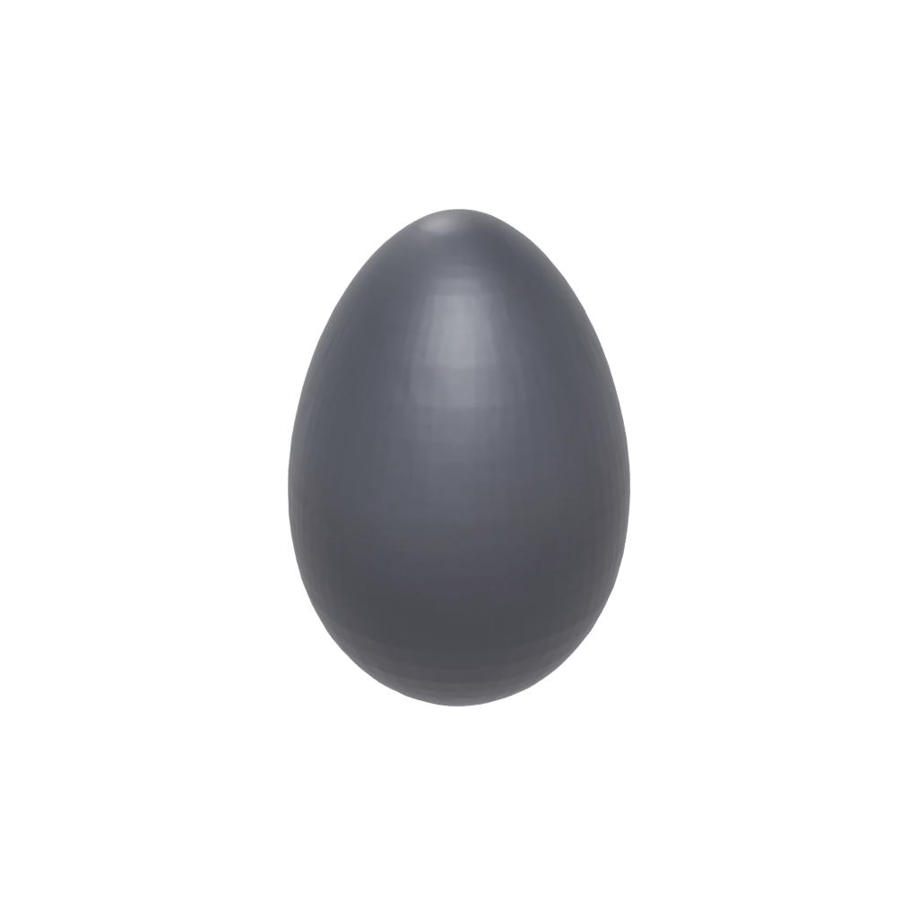 Obsidian Modern Easter Egg Relief — seasonal 3D print model, STL
