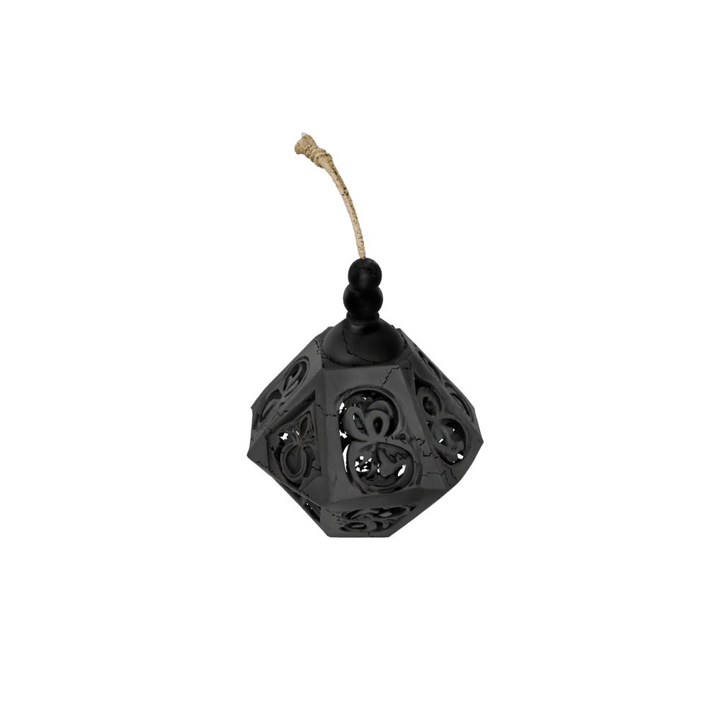 Obsidian Rustic Dreidel Spinner — seasonal 3D print model, STL
