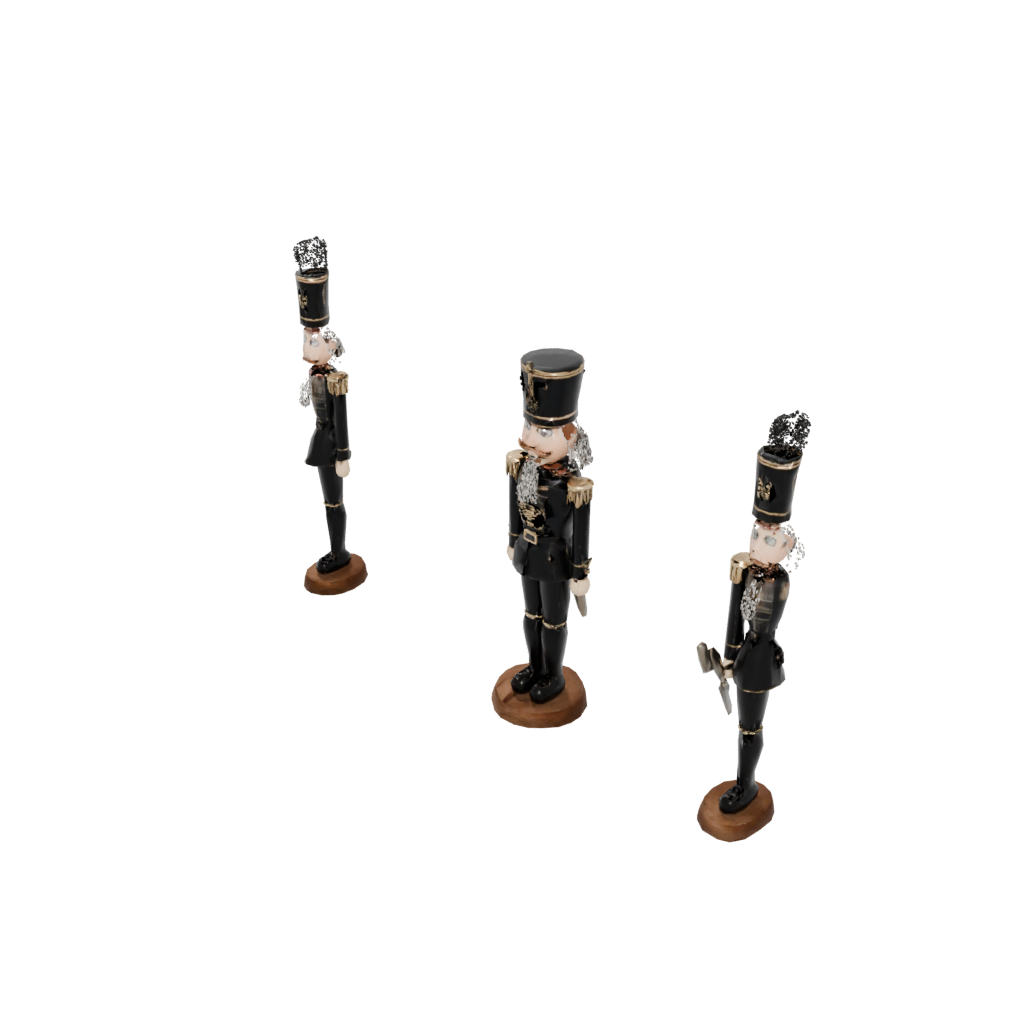 Obsidian Rustic Nutcracker Soldier Original — seasonal 3D print model, STL