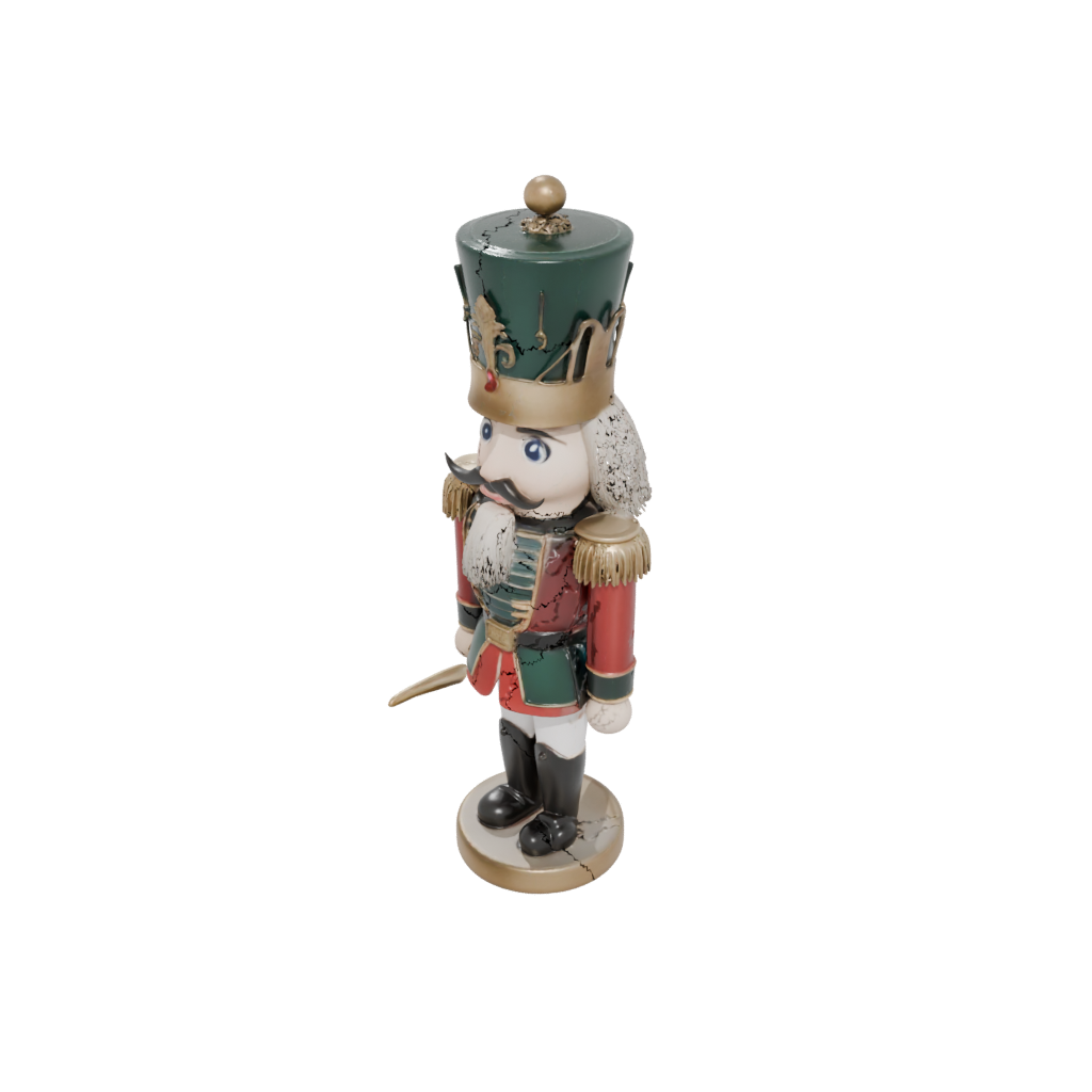 Pastel Nutcracker Soldier Original — seasonal 3D print model, STL