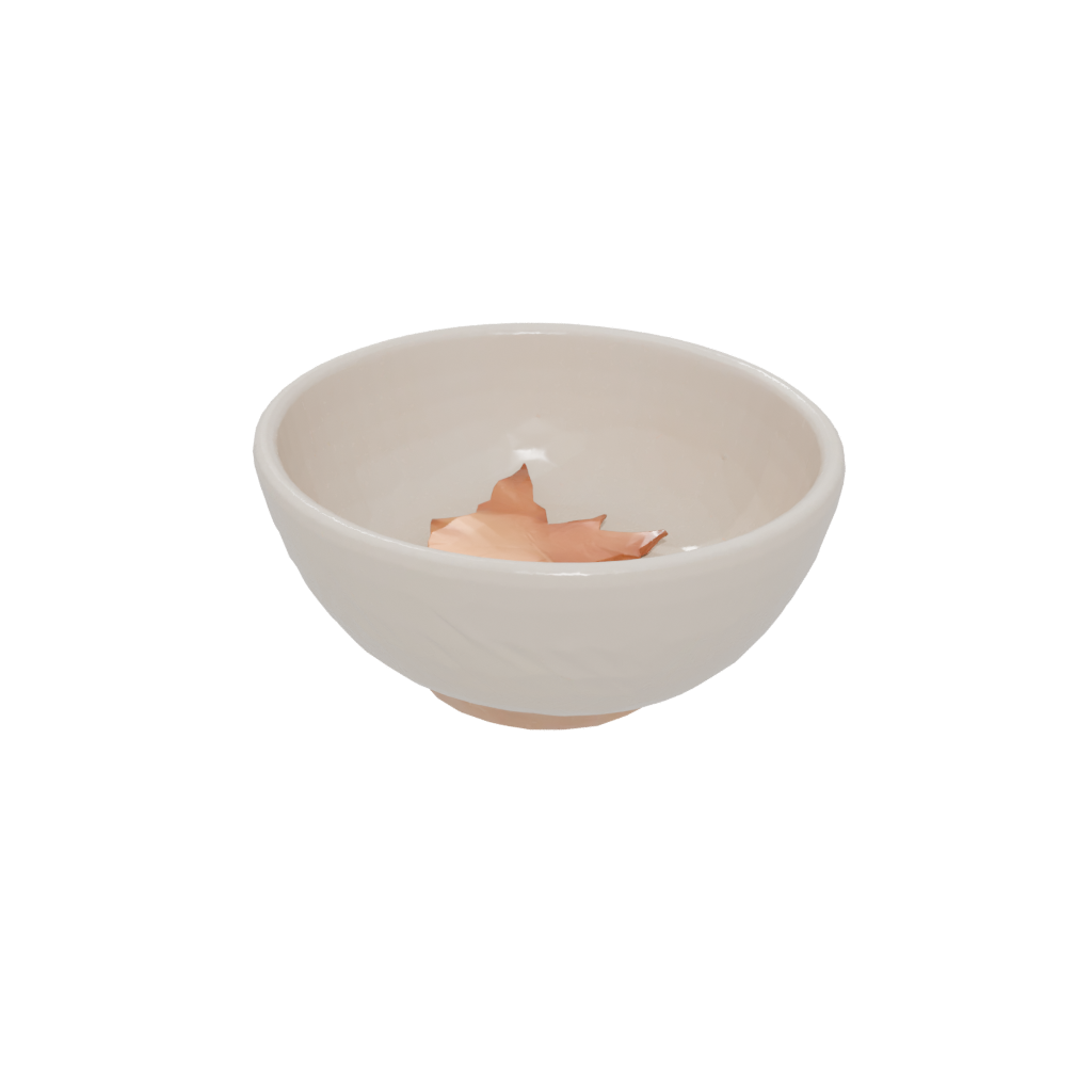 Pastel Cute Autumn Leaf Bowl — seasonal 3D print model, STL