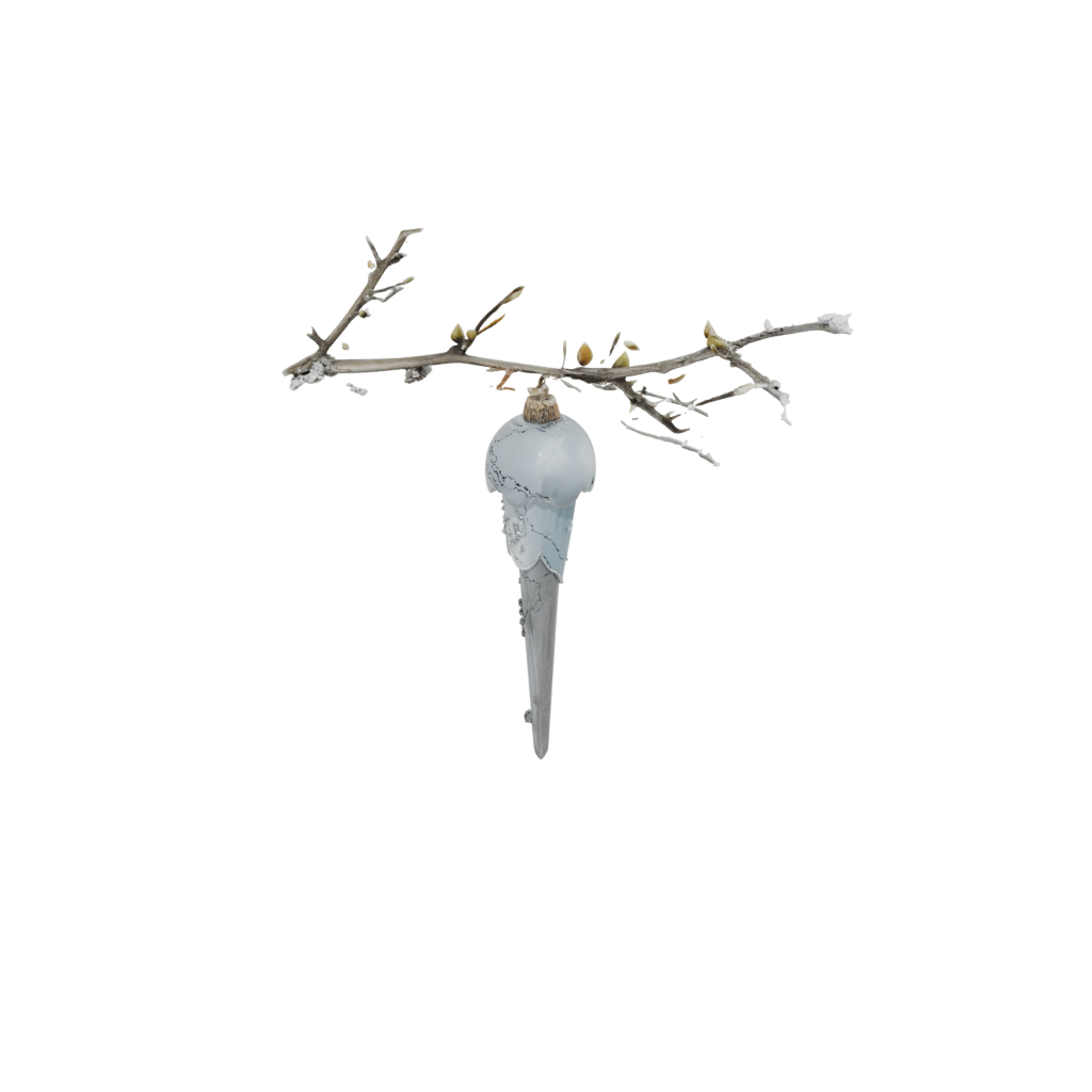 Pastel Cute Icicle Ornament — seasonal 3D print model, STL