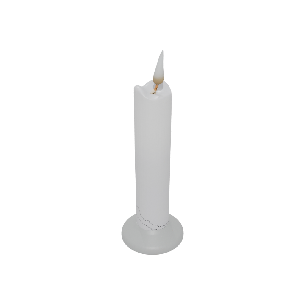 Pastel Modern Advent Candle Holder — seasonal 3D print model, STL
