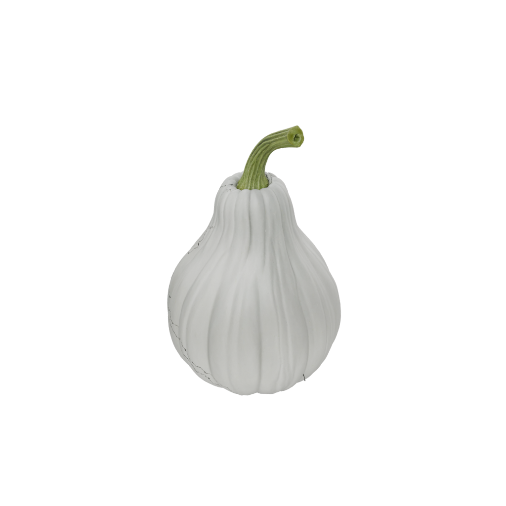 Pastel Modern Carved Gourd Figure — seasonal 3D print model, STL