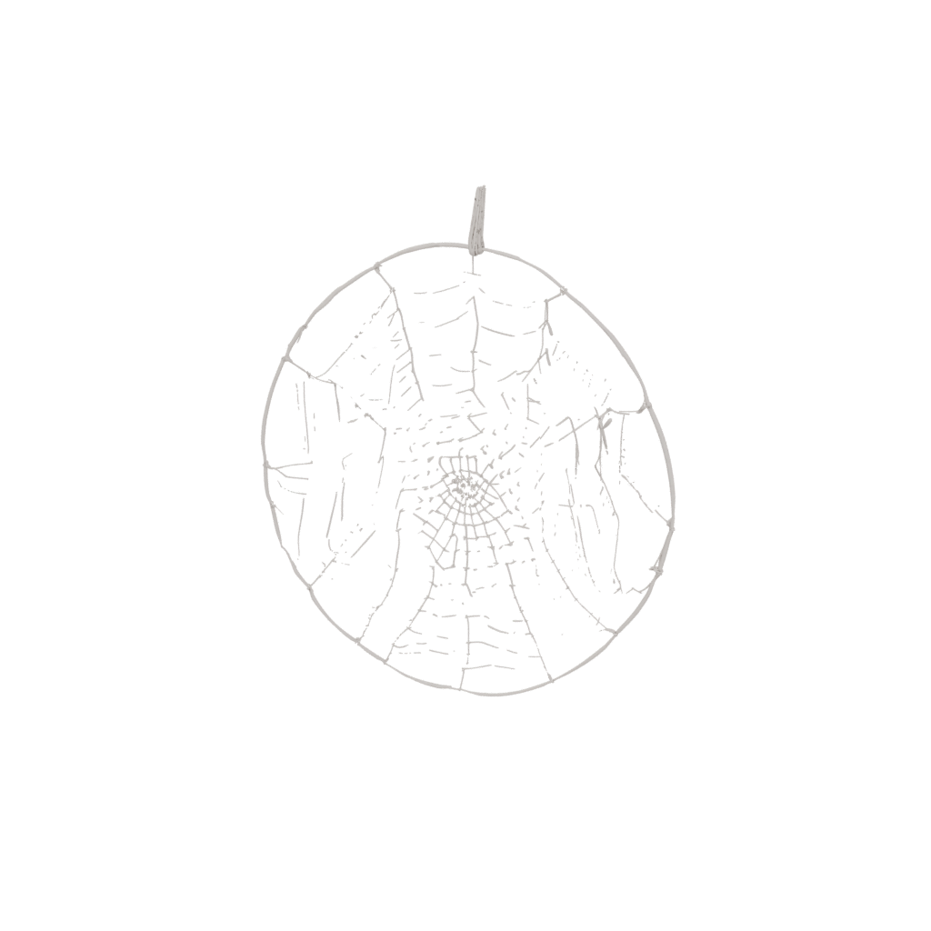 Pastel Modern Spider Web Wall Hanging — seasonal 3D print model, STL