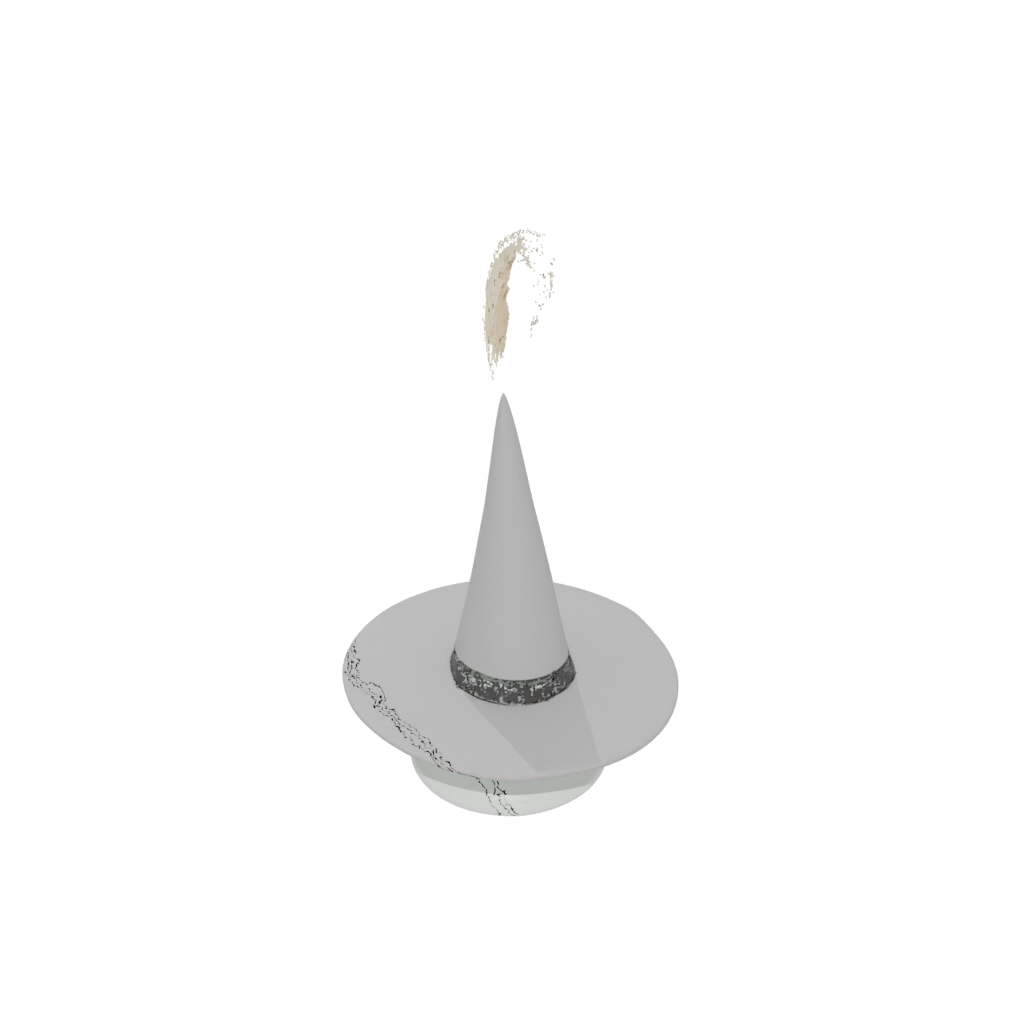 Pastel Modern Witch Hat Holder — seasonal 3D print model, STL