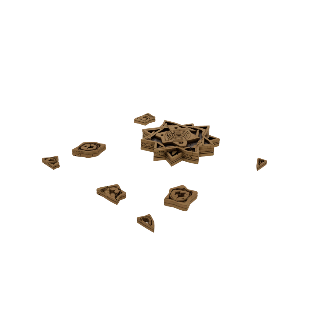 Woodgrain Dreidel Spinner — seasonal 3D print model, STL
