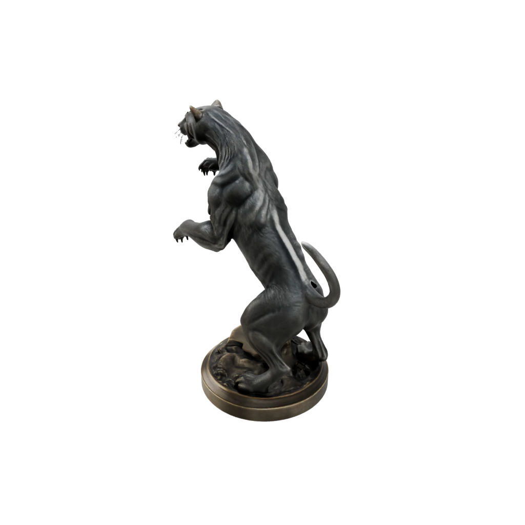 Bronze Displacer Panther — tabletop minis 3D print model, STL
