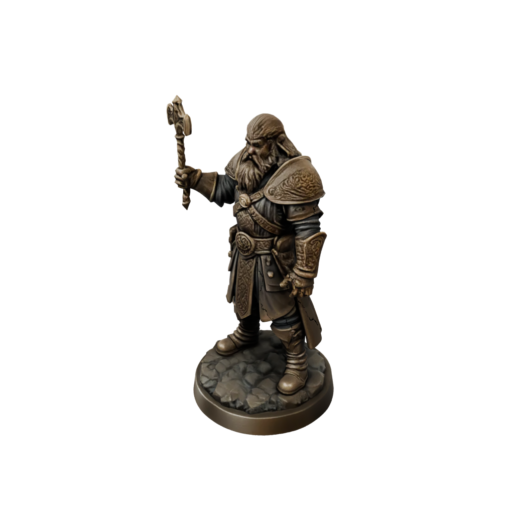 Bronze Dwarven Cleric