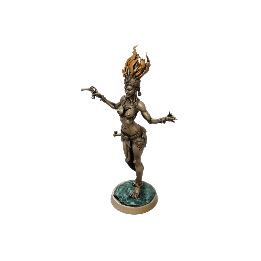 Bronze Fire Genie Efreet
