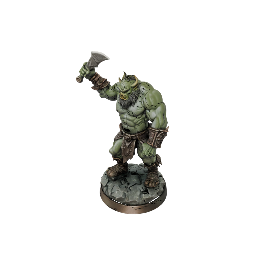 Bronze Orc Brute With Cleaver