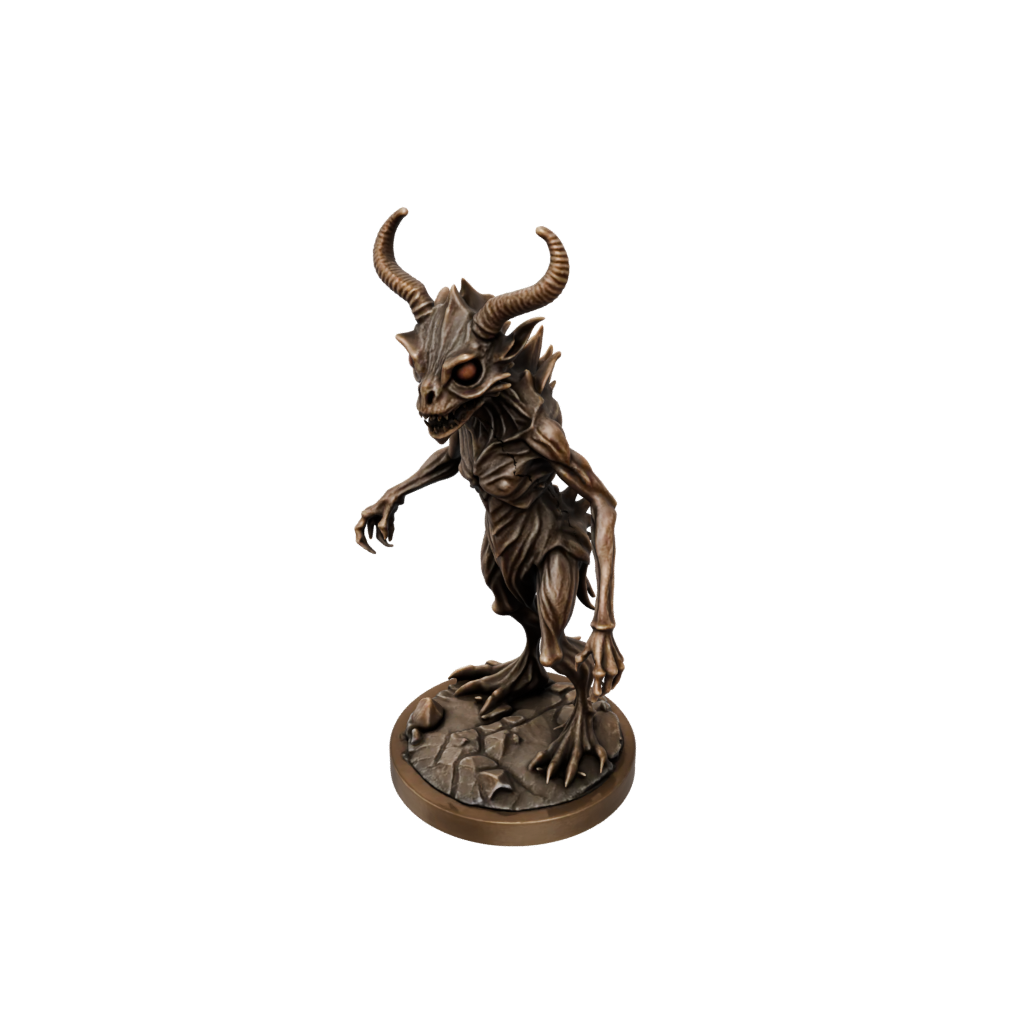 Bronze Rust Monster Critter — tabletop minis 3D print model, STL