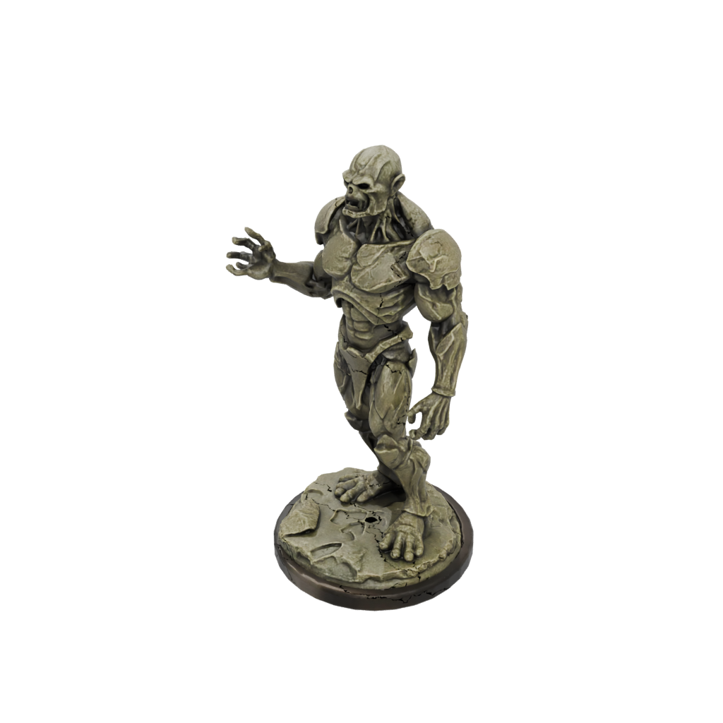Bronze Stone Golem — tabletop minis 3D print model, STL