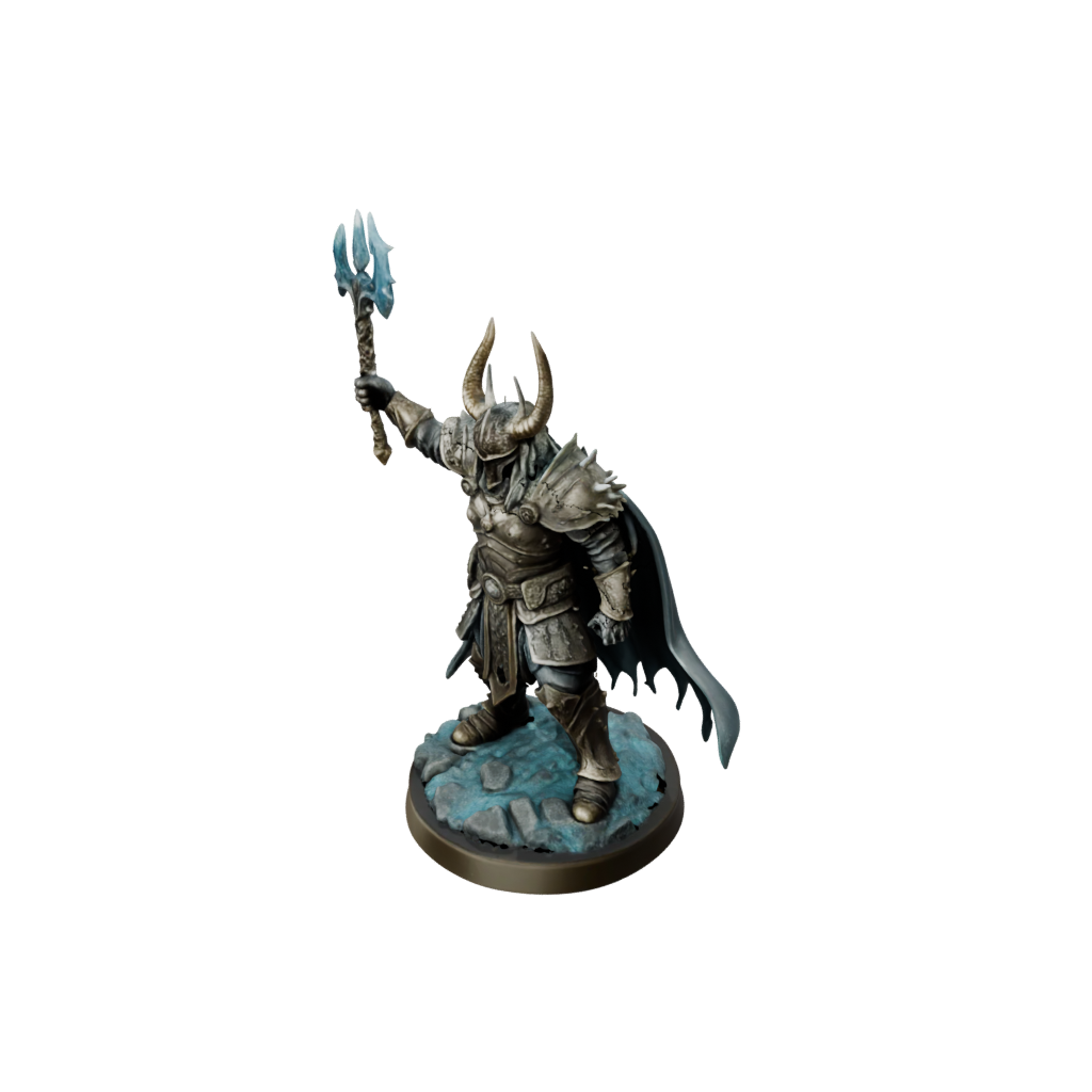 Bronze Lich King — tabletop minis 3D print model, STL