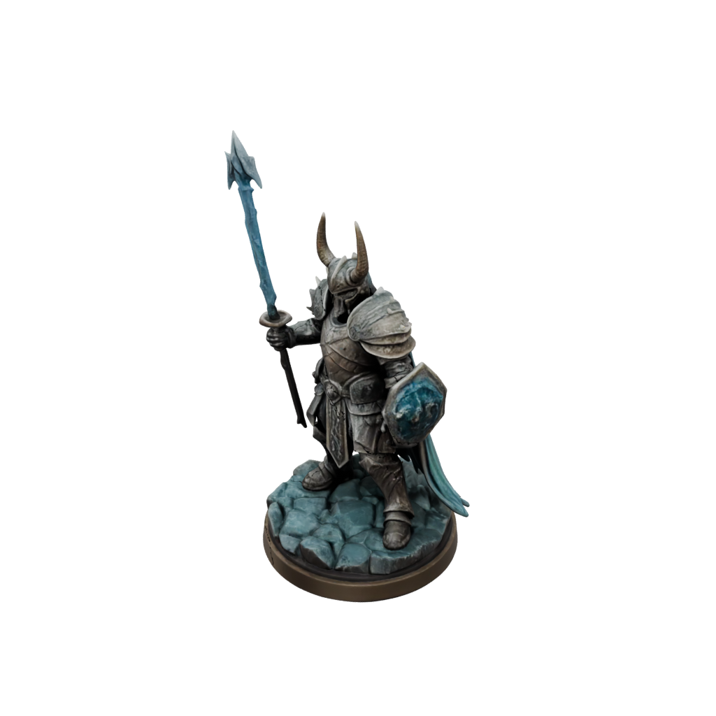 Bronze Lich King — tabletop minis 3D print model, STL